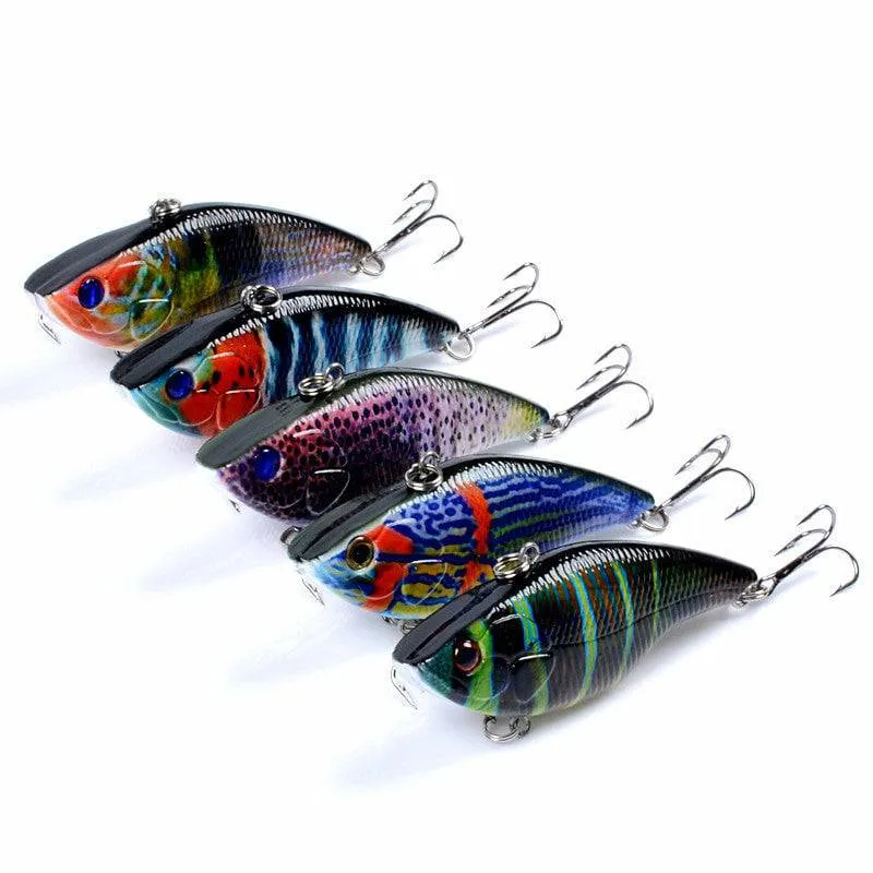 5X Popper Poppers Fishing Vib Lure Lures Surface Tackle Fresh Saltwater