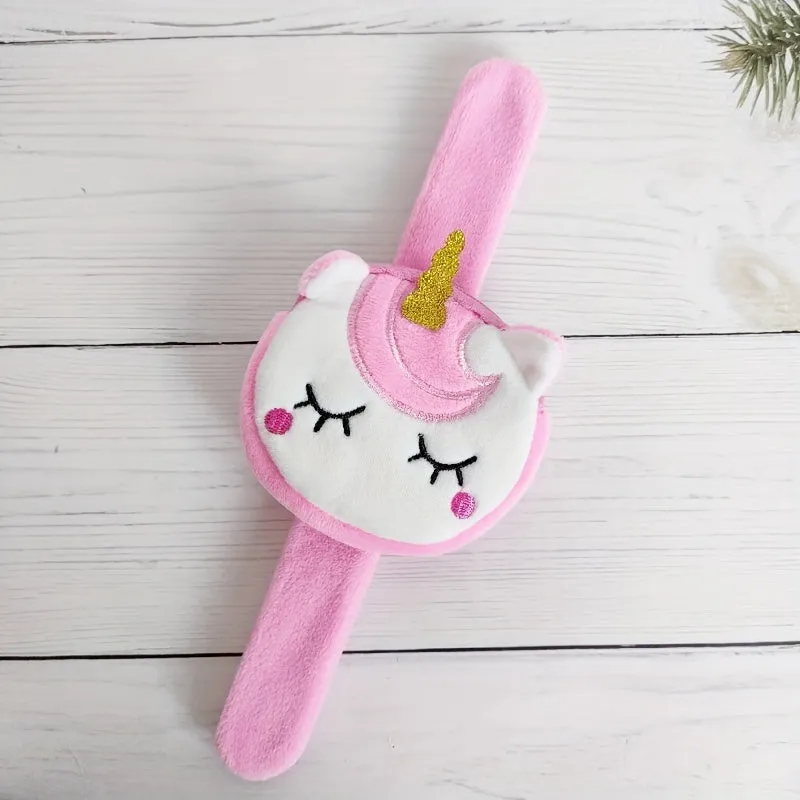 Adorable Mini Plush Unicorn Coin Purse Bracelet  Perfect Gift