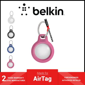 Belkin Secure Holder with Key Ring for AirTag Case - Pink (Barcode: 745883786190 )