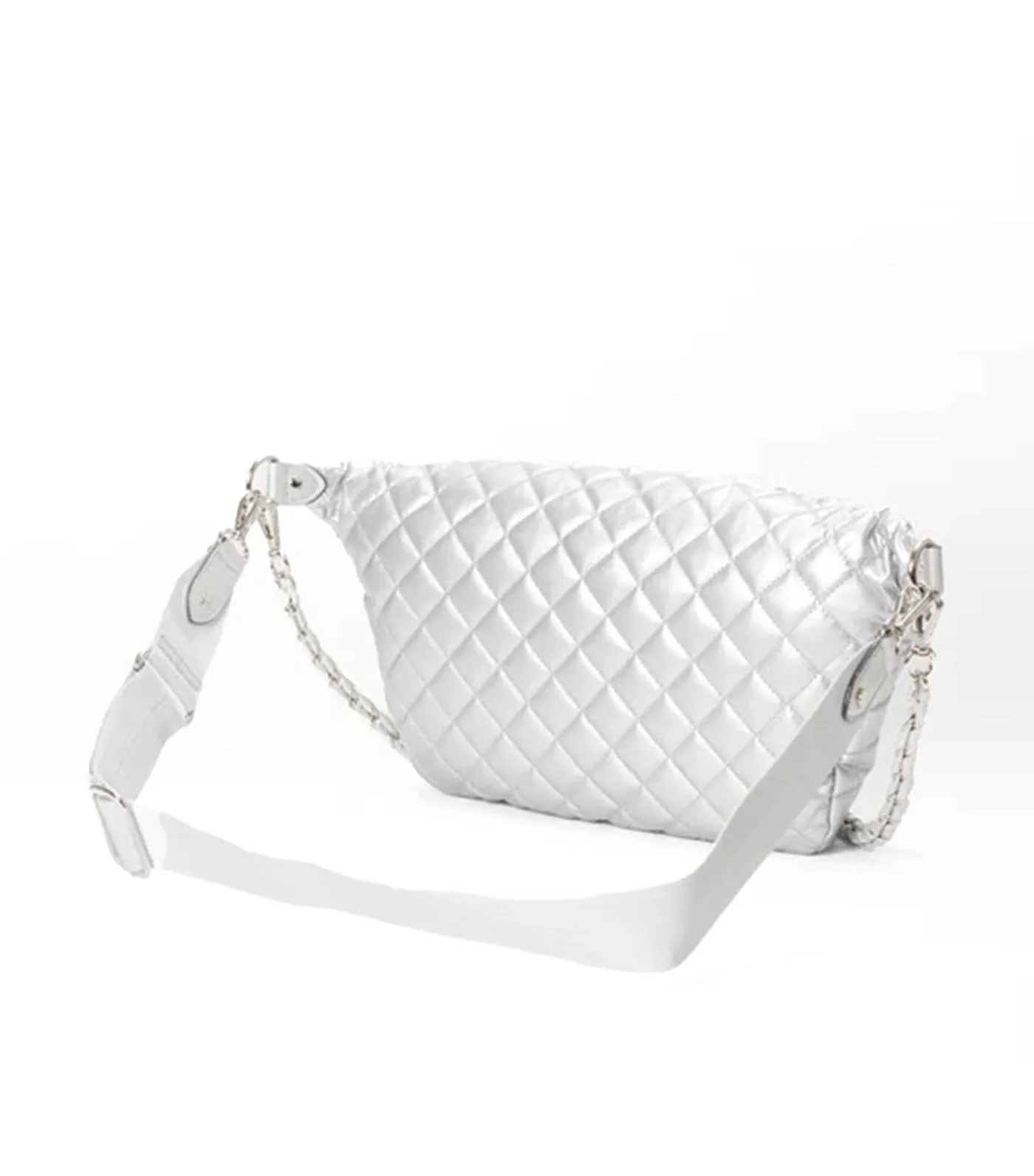 Crosby Crossbody Sling Bag Matte Silver