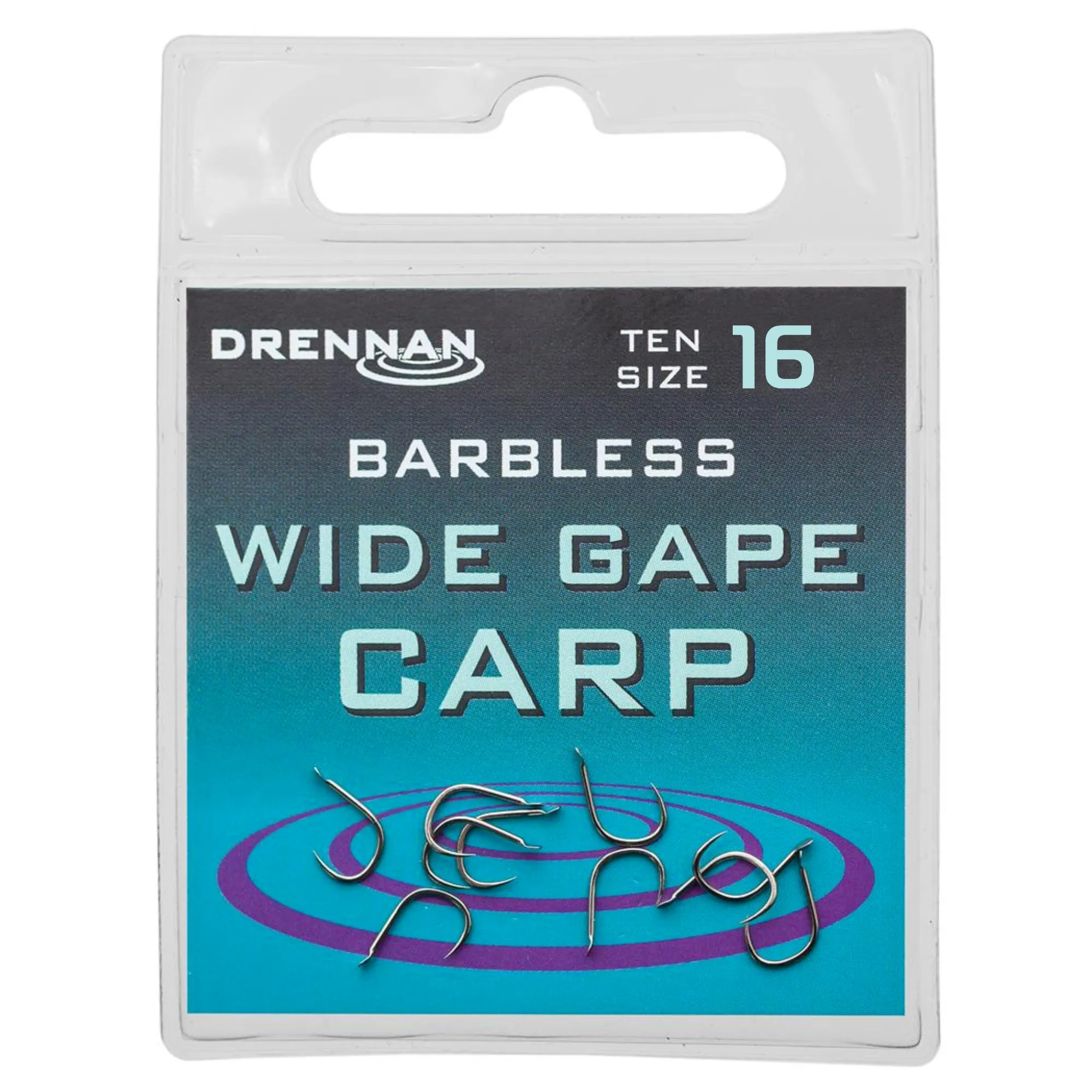 Drennan Barbless Wide Gape Carp Hooks - Strong, Versatile & Reliable Hooking Power