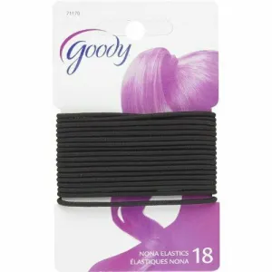 Goody Black Ponytail Holders Meduim  18pc