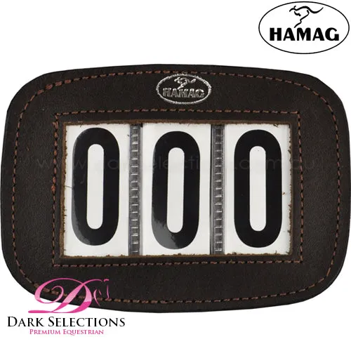 Hamag Leather Bridle Numbers - Pair