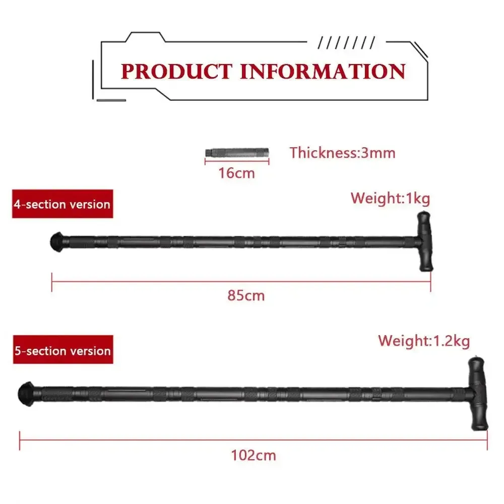 Hiking Aluminum Alloy Tactical Stick Hiking Poles Sticks Tactical