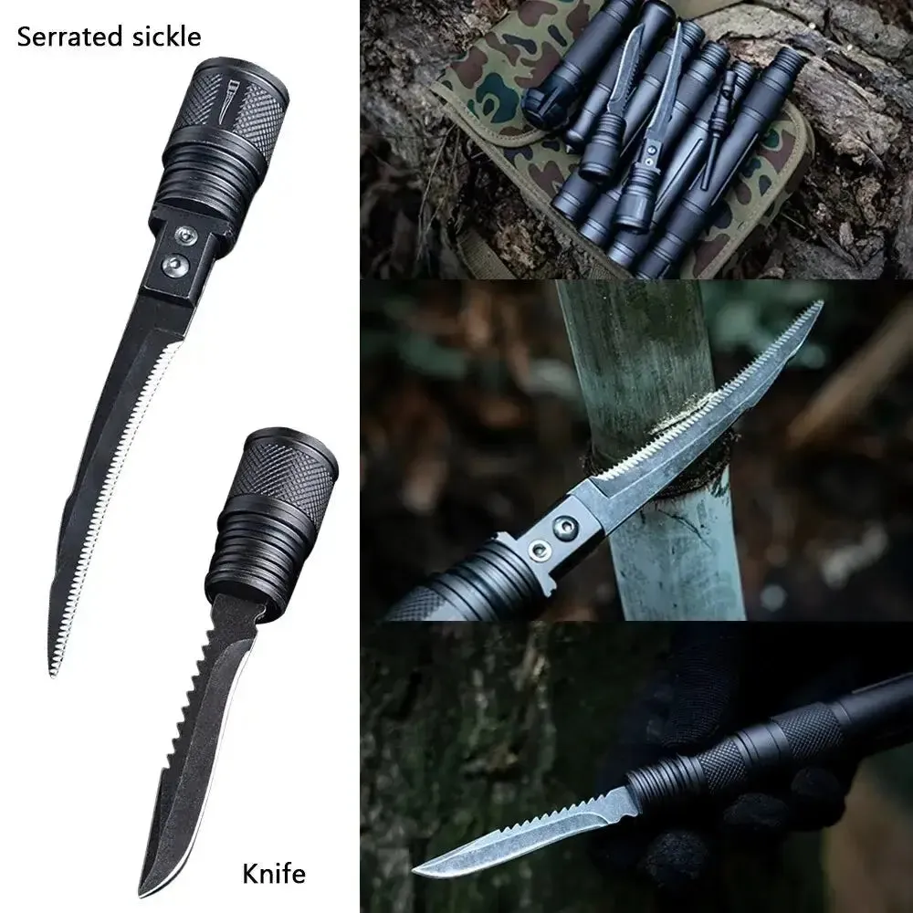 Hiking Aluminum Alloy Tactical Stick Hiking Poles Sticks Tactical