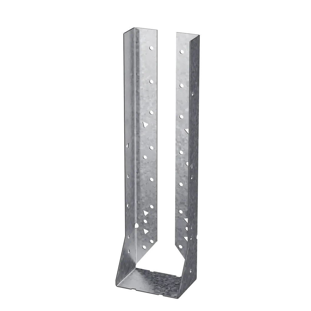 HUC Galvanized Face-Mount Concealed-Flange Joist Hanger for 4x16