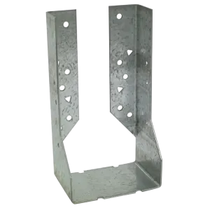 HUC Galvanized Face-Mount Concealed-Flange Joist Hanger for 4x8