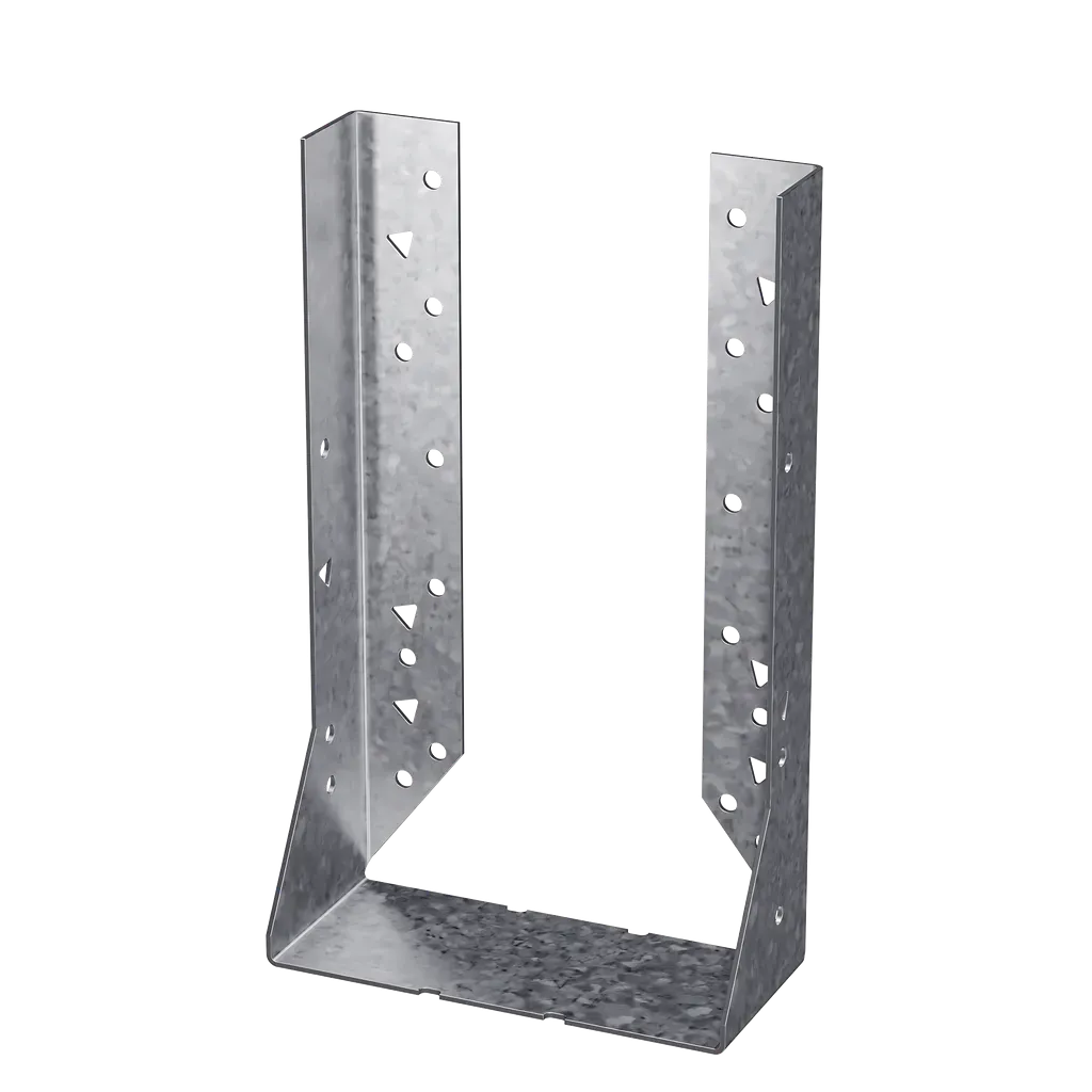 HUC Galvanized Face-Mount Concealed-Flange Joist Hanger for 6x12 (Pack of 25)