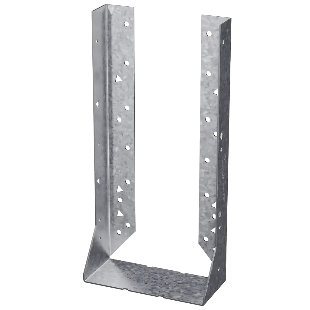 HUC Galvanized Face-Mount Concealed-Flange Joist Hanger for 6x14 (Pack of 25)