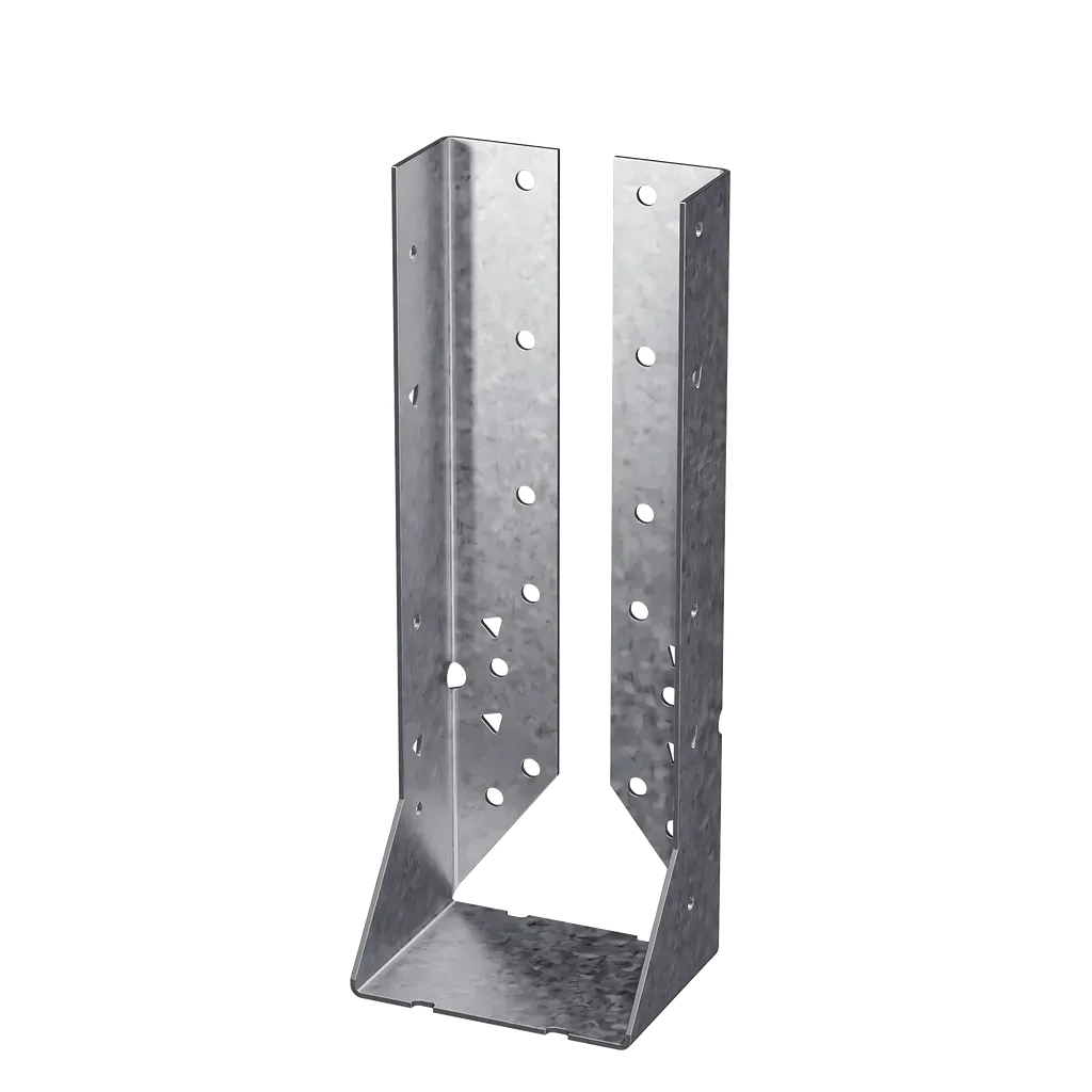 HUC Galvanized Face-Mount Concealed-Flange Joist Hanger for Double 2x10