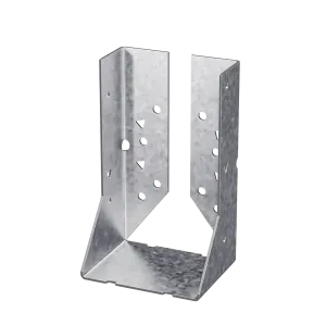 HUC Galvanized Face-Mount Concealed-Flange Joist Hanger for Double 2x6