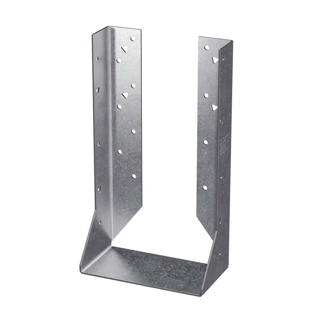 HUC Galvanized Face-Mount Concealed-Flange Joist Hanger for Triple 2x10