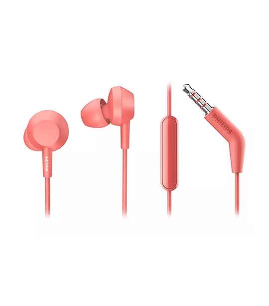 In-Ear Headphones with Microphone Red