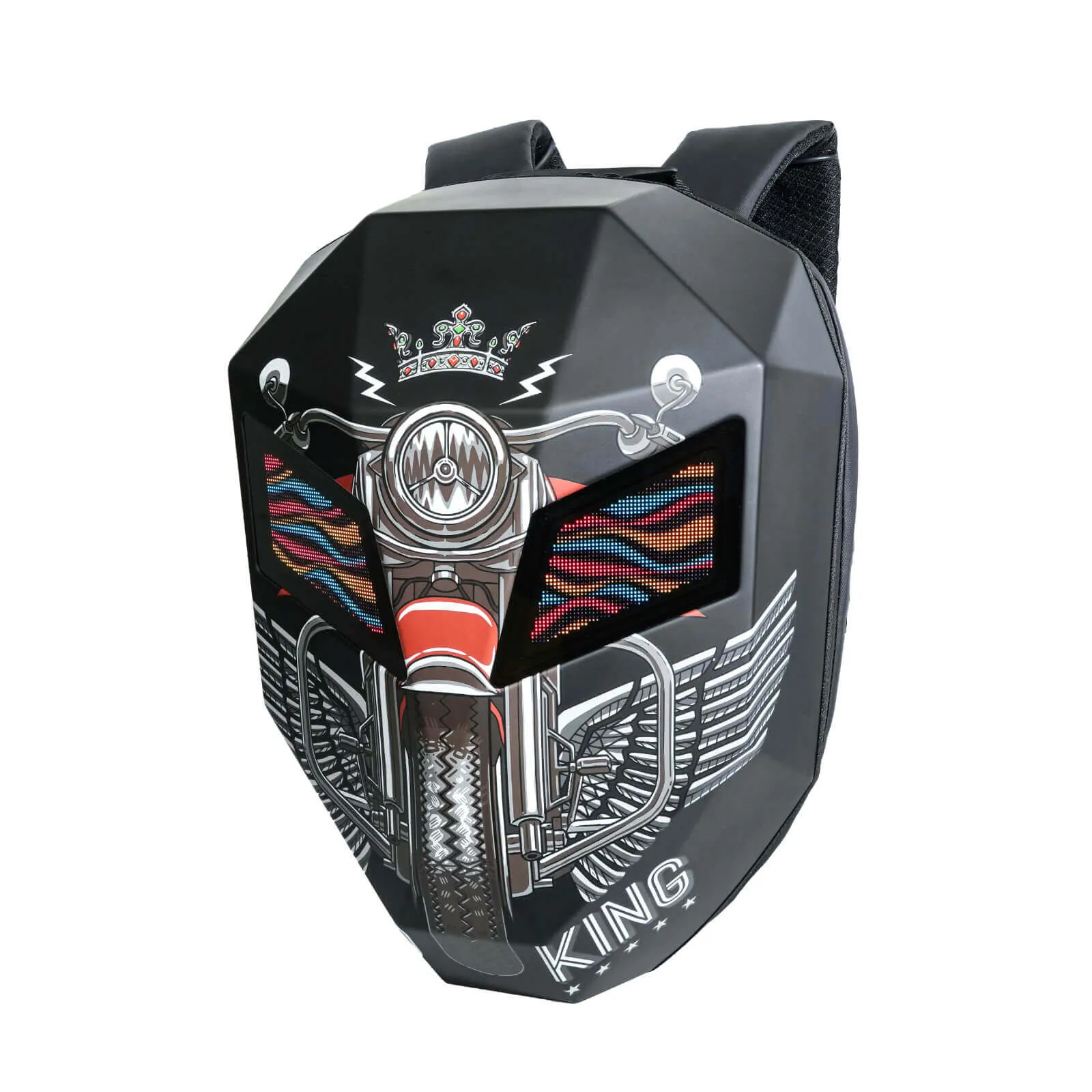 Knight LED Motorcycle Backpack - Crown