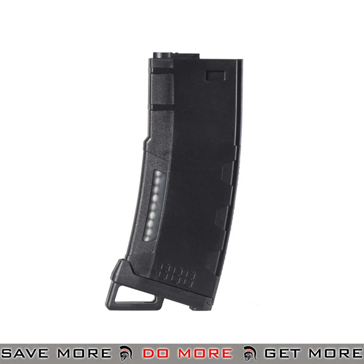 Lancer Tactical 130 Round High Speed Spare Mid Cap Magazine for Airsoft Electric M4 Rifles