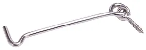 ProSource Gate Hook and Eye, 5/32 in Dia Wire, 4 in L, Stainless Steel :CD 2: QUANTITY: 1