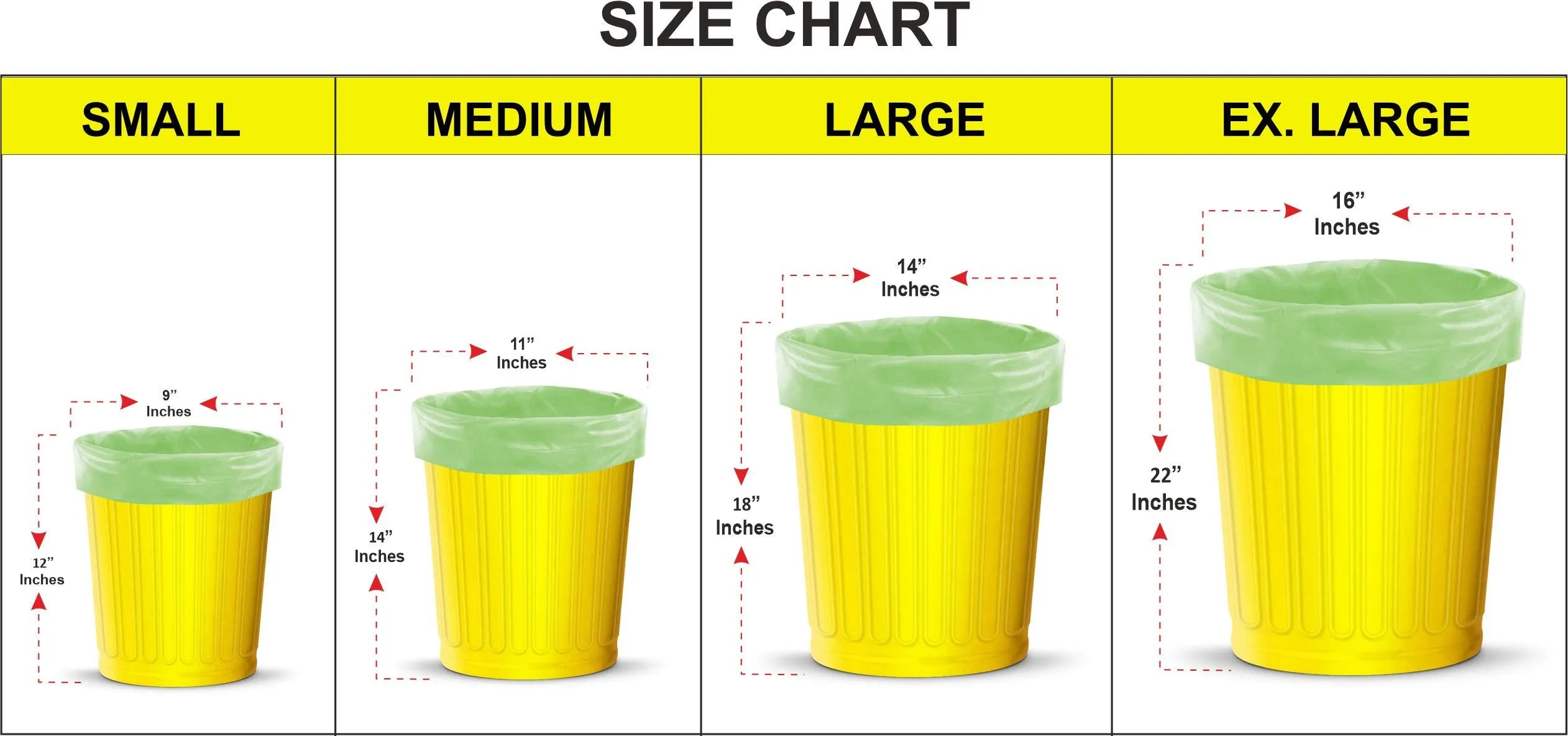 Shalimar Compostable Garbage Bag Size 24 X 32 Inches (Large) 30 Bags (3 Rolls) Dustbin Bag/Trash Bag - Green Color