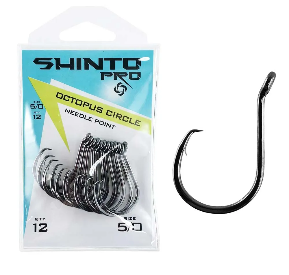 Shinto Pro Octopus Circle Black Nickel Hook