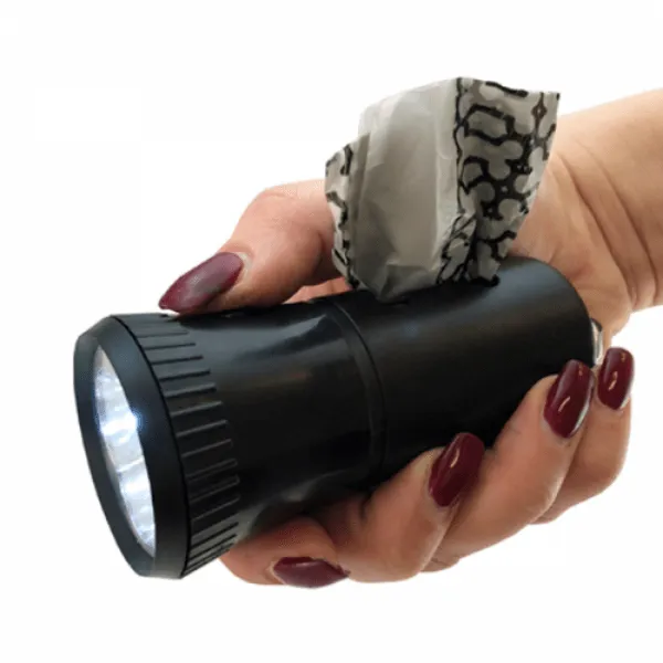 Spotty Flashlight Waste Bag Dispenser