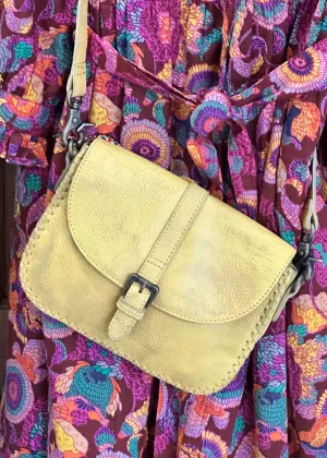 Summerset Vista Leather Bag in Sunrise Yellow