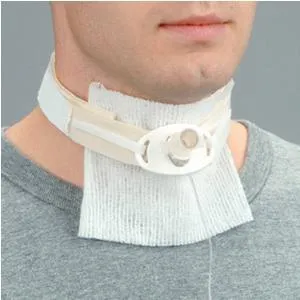 Trach Tube Holder with Narrow Fastener, Adult, Up to 20" Neck Circumference