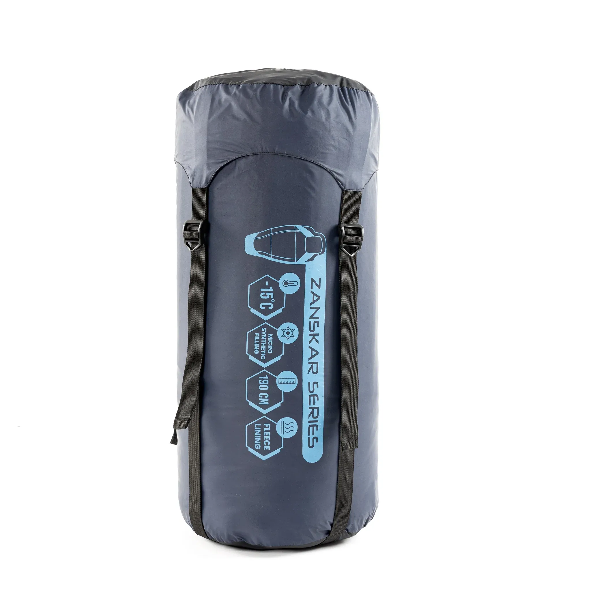 Tripole Zanskar Series - 5°C Army Sleeping Bag with Fleece Inner (Blue)