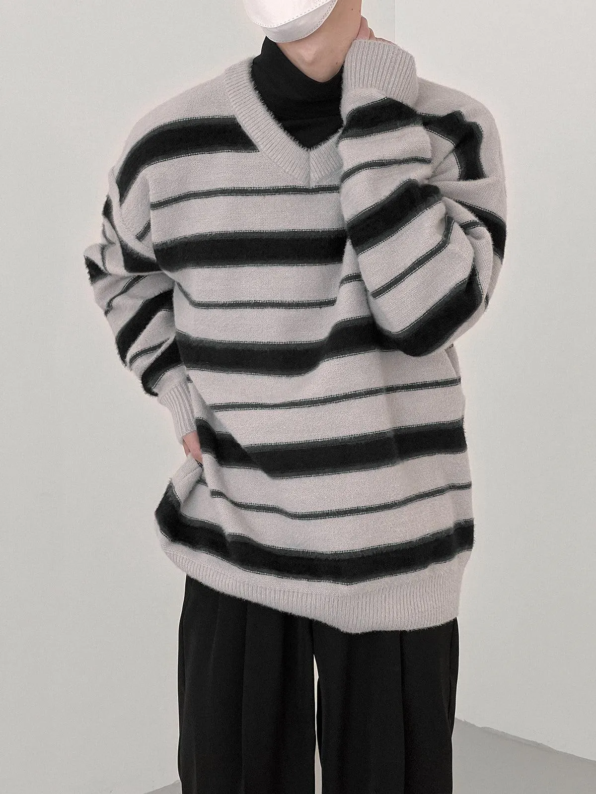 Zhou Notebook Lines Sweater