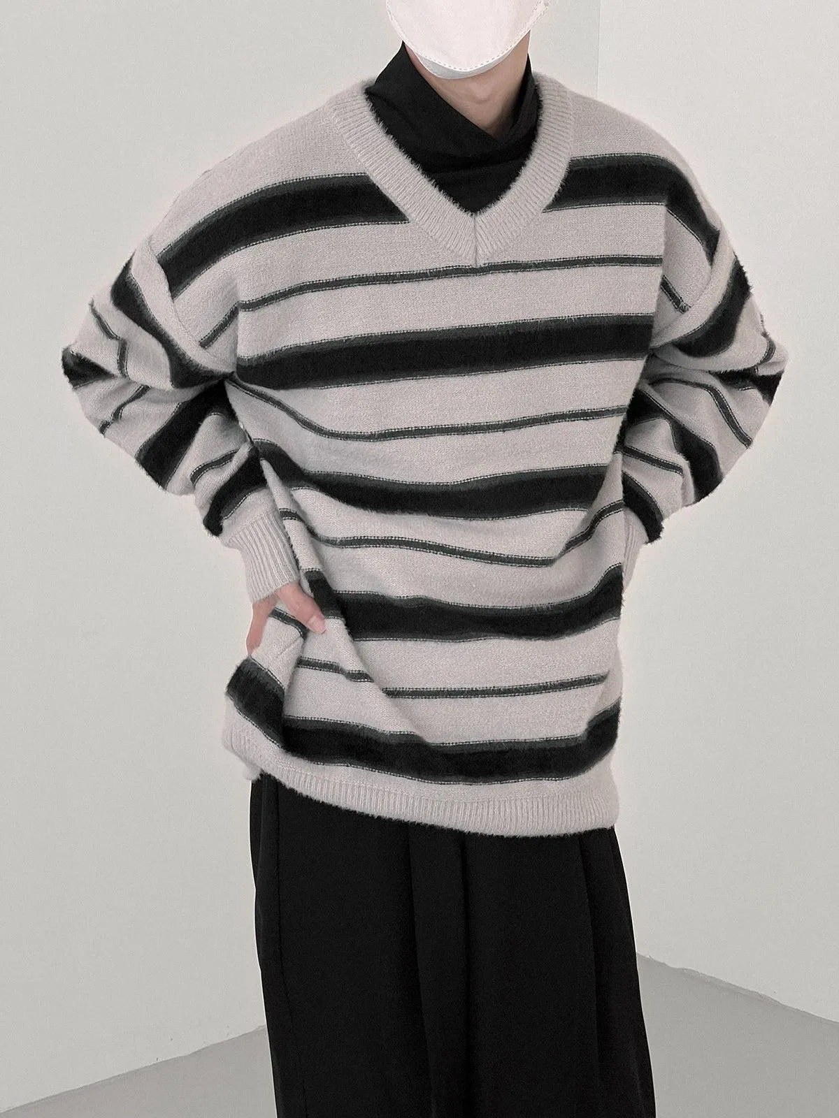 Zhou Notebook Lines Sweater